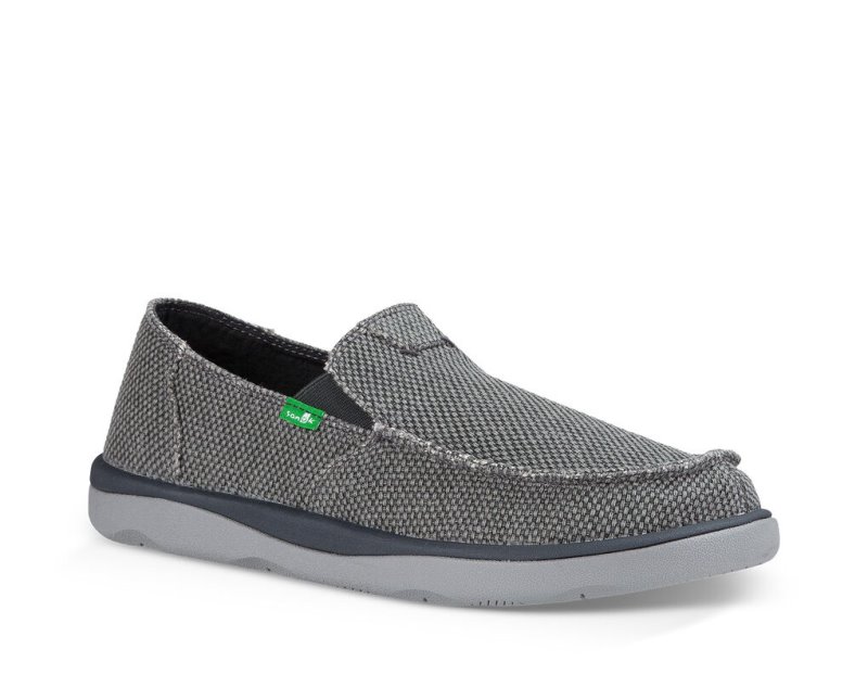 Sanuk Vagabond Tripper - Sanuk Shoes Mens Deep Grey - Philippines DYCIAZ093